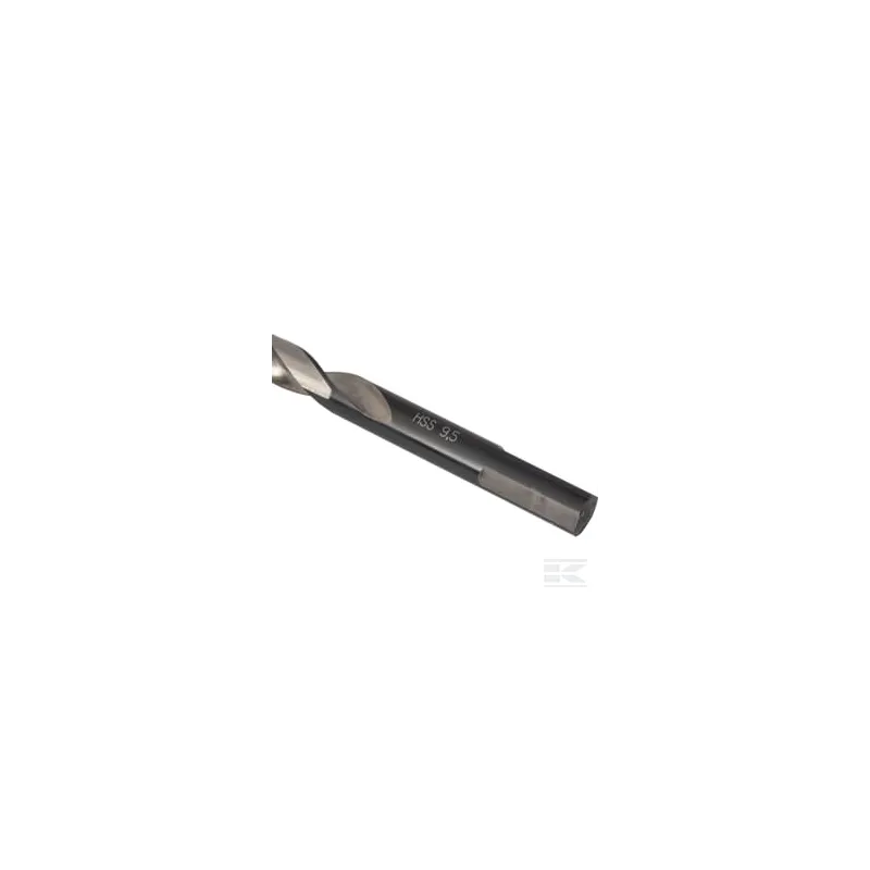 Foret 9,5 mm HSS-DIN 338-G TURBO STEP