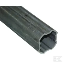 Tube profilé extérieur SH/S0, 4 angles, diamètre 70,2 x 62,2 x 4 mm, longueur : 3 000 mm