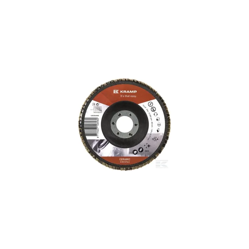 Disque lam. céramiq 125mm K60