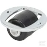 Roue fixe roulement en polyamide Ø14x14mm, Fixation de plaque: 26 Load: 15kg, Tente