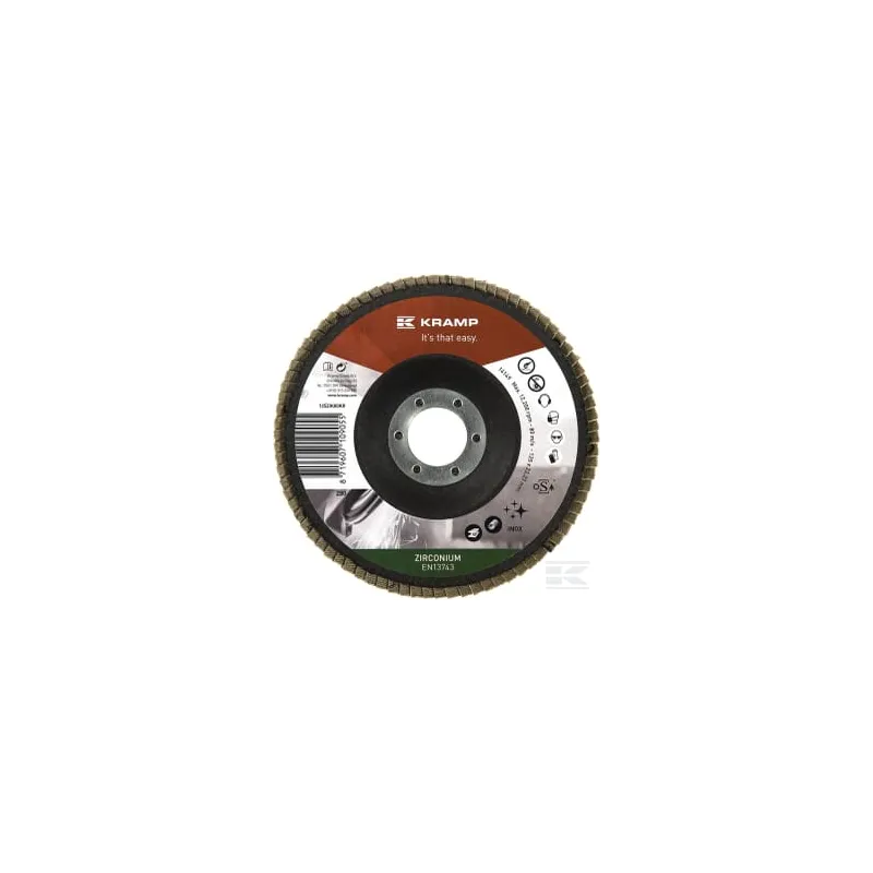 Disque lam. zircon 125mm K80
