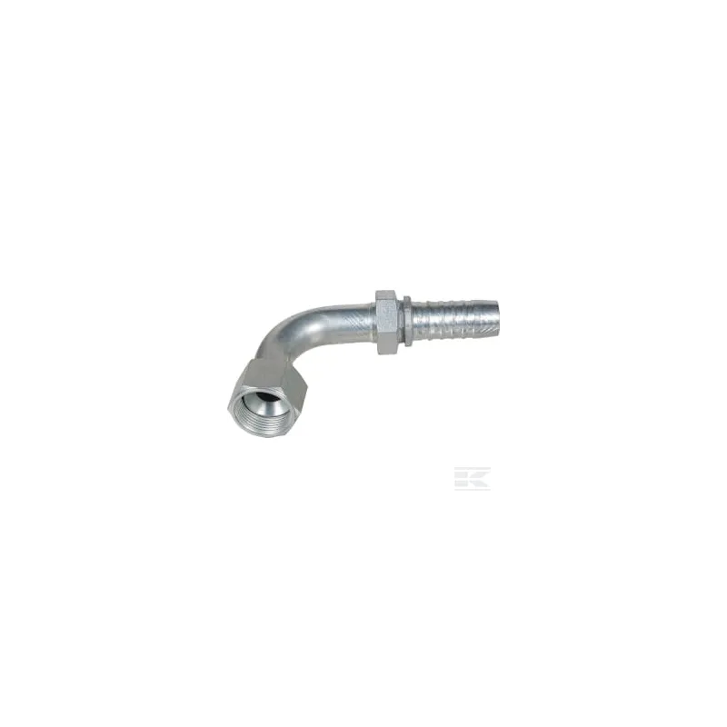 Racc. à sertir DN20-1"3/16 JIC 90°