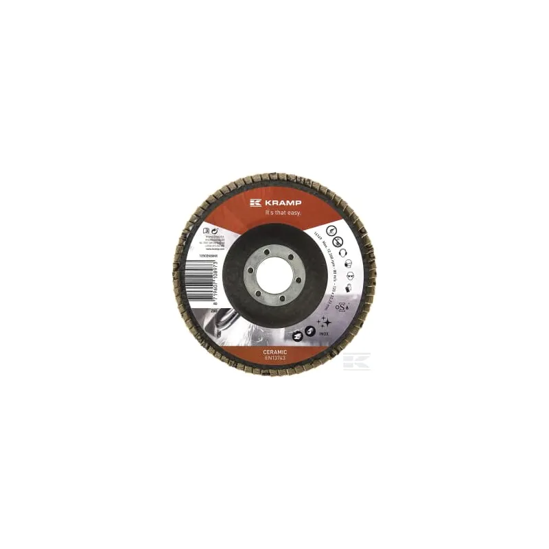 Disque lam. céramiq 125mm K80