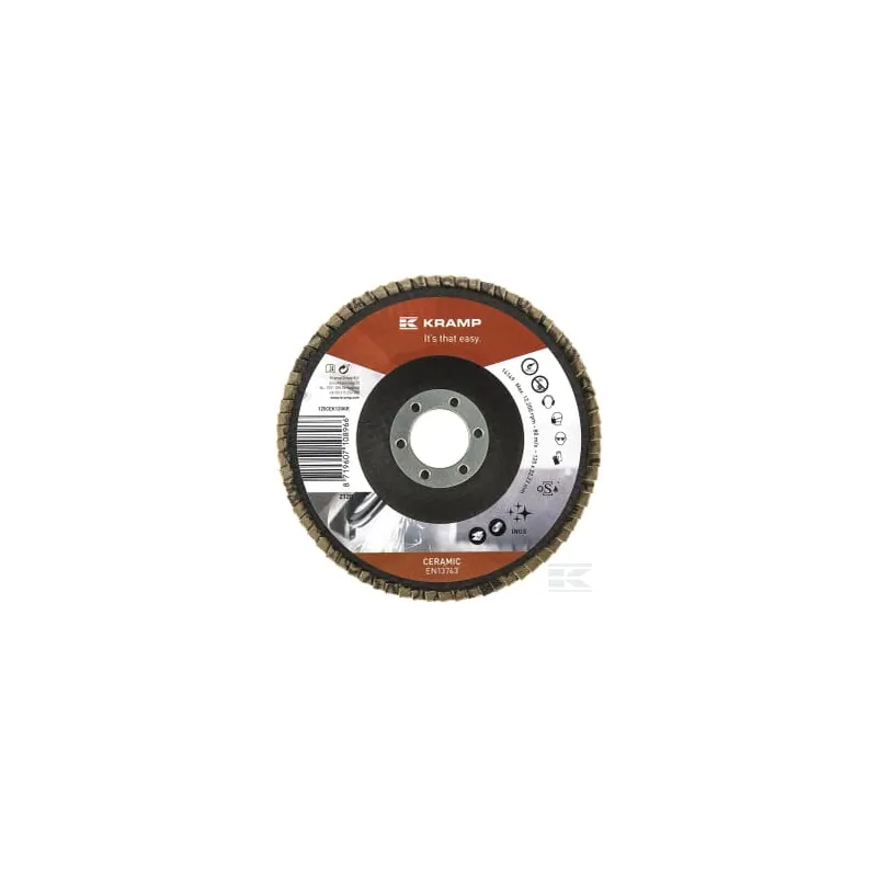 Disque lam. céramiq 125mm K120