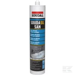 Silicone sanitaire acétique 280ml (Blanc)
