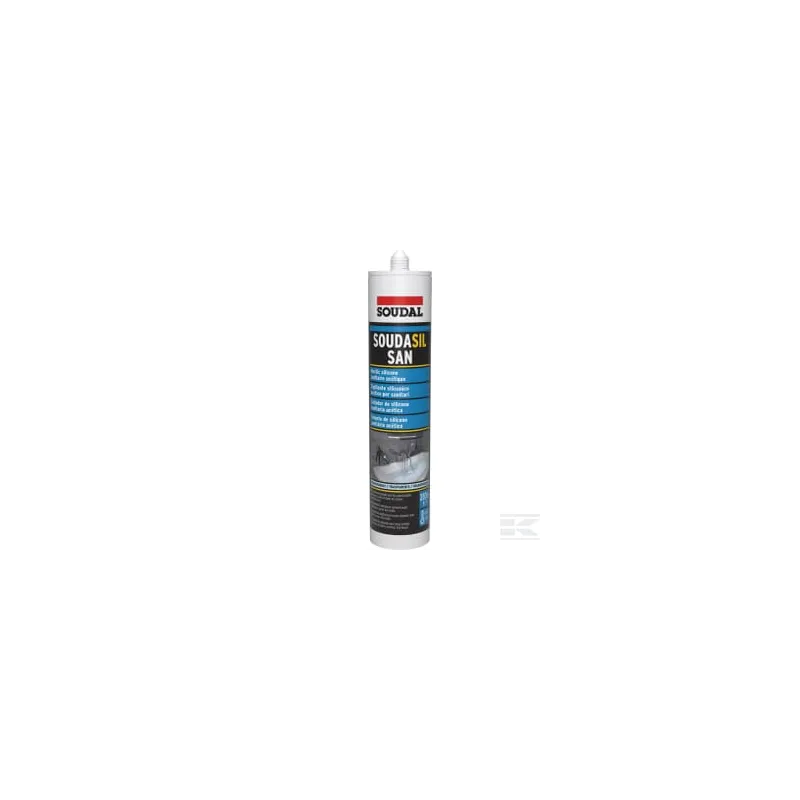 Silicone sanitaire acétique 280ml (Transparent)