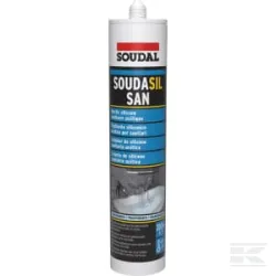 Silicone sanitaire acétique 280ml (Transparent)