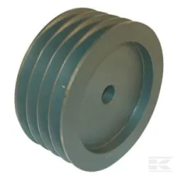 Poulie pour courroie trapézoïdale 4 rainures B ou SPB diamètre 139 mm Kramp