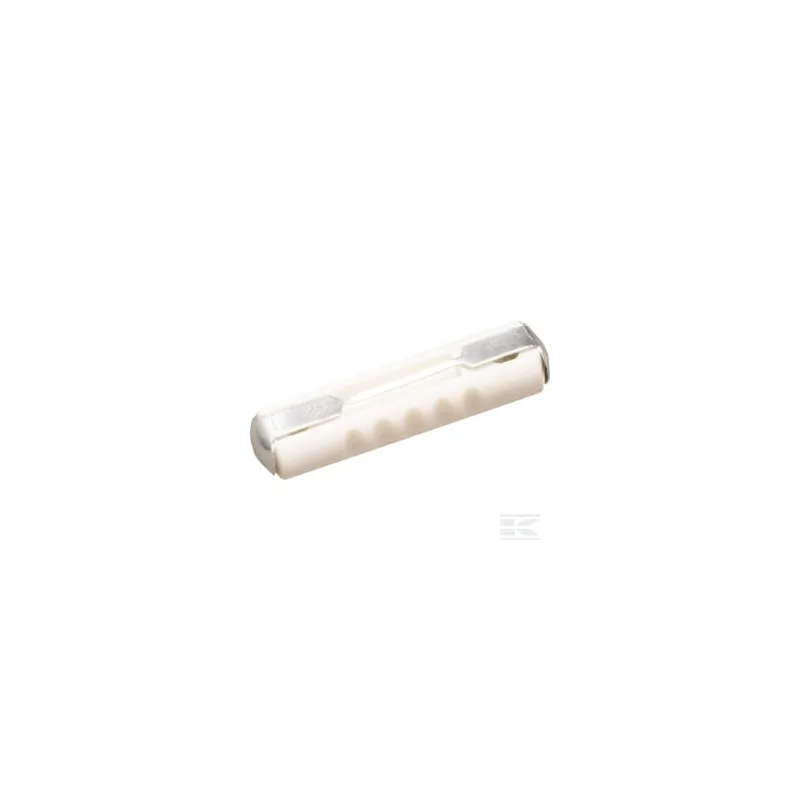 Fusible verre 24V 8A longueur 25mm blanc