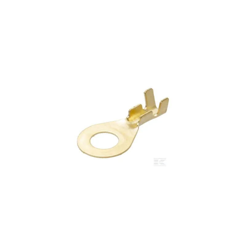 Fiche anneau, ambre, 2,5mm² 0,5mm Ø6mm