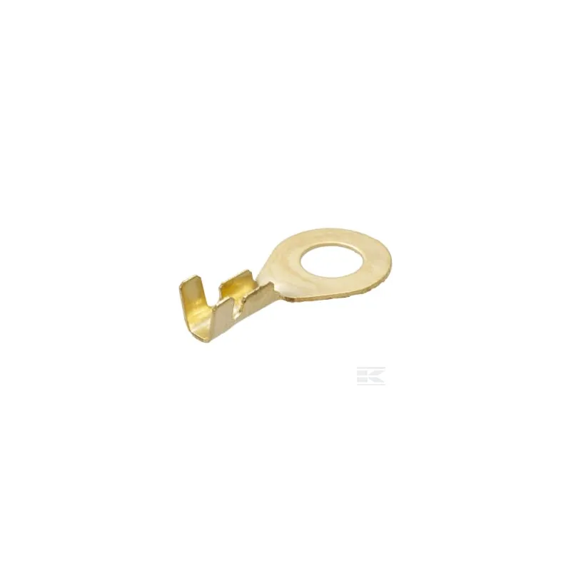 Fiche anneau, ambre, 2,5mm² 0,5mm Ø6mm