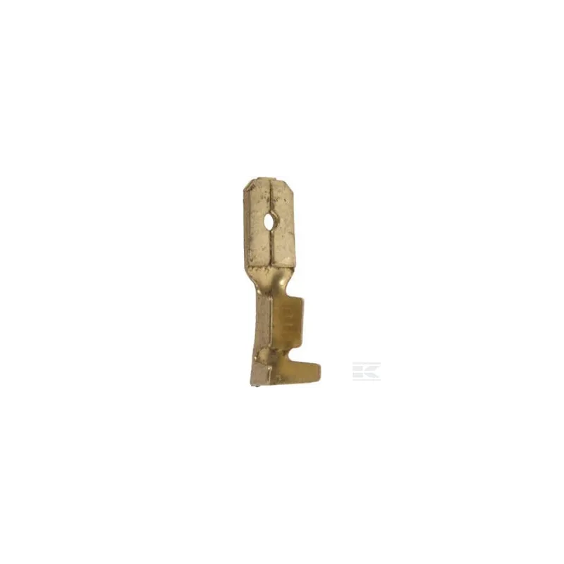 Fiche à lame mâle, ambre, 2,5 mm² 6,3 mm