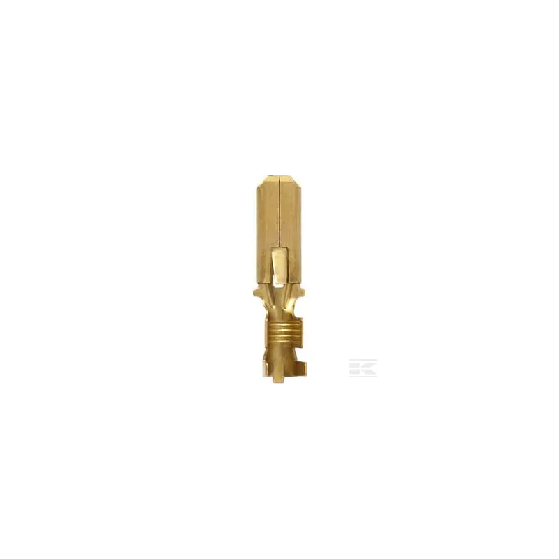 Fiche à lame mâle, ambre, 2,5 mm² 6,3 mm