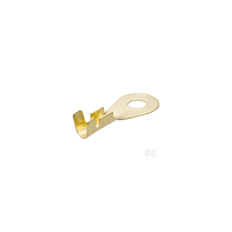 Connecteur à anneau, ambre, 2,5mm² 0,5mm Ø4mm
