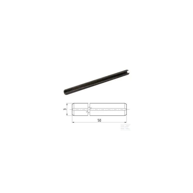 Goupille élastique 3x50 mm