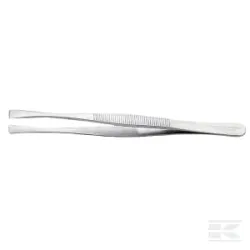 Pince à épiler en forme de spatule 123mm