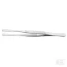 Pince à épiler en forme de spatule 123mm