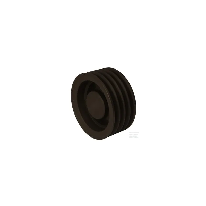 Poulie pour courroie trapézoïdale 4 rainures B ou SPB diamètre 177 mm Kramp