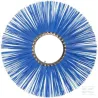 Brosse poly 300x3" / 80 bleu Ø 2,2 mm