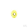 Brosse poly 350x3" / 80 jaune Ø 1,5 mm