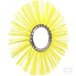 Brosse rotative poly 550 x 7" / 180 bague: 20 degrés Egholm 2200