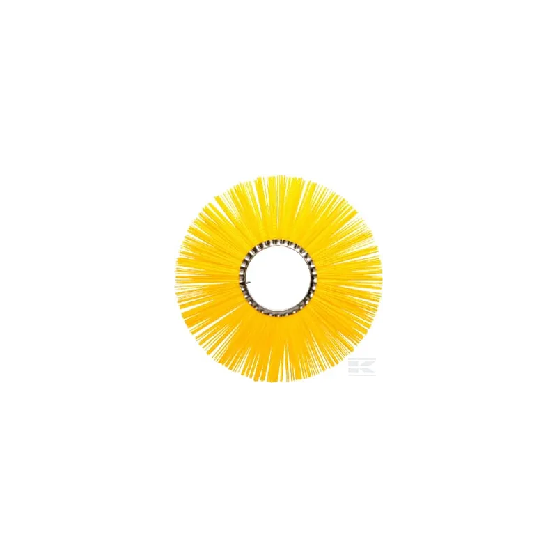 Brosse rotative poly 600 x 7" / 180 jaune Ø 2.2mm