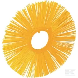 Brosse droite en plastique