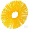 Brosse droite en plastique
