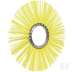 Brosse rotative poly 400 x 5" 128 jaune Ø 2.2mm