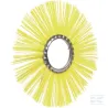 Brosse rotative poly 400 x 5" 128 jaune Ø 2.2mm