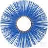 Brosse rotative poly 600 x 7" / 180 blue Ø 2.2mm