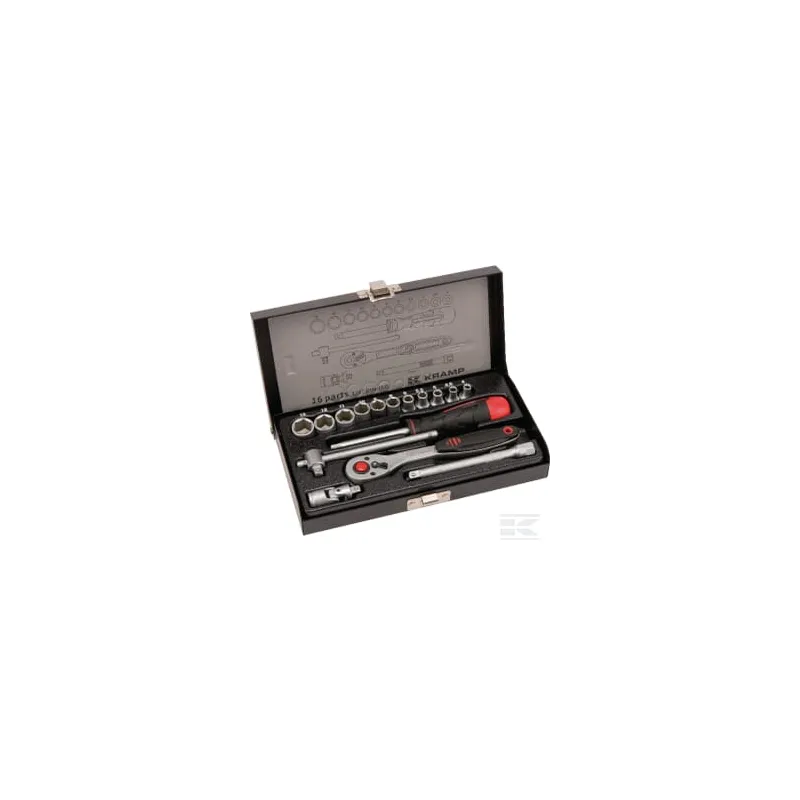 Jeu 16 douilles 1/4"