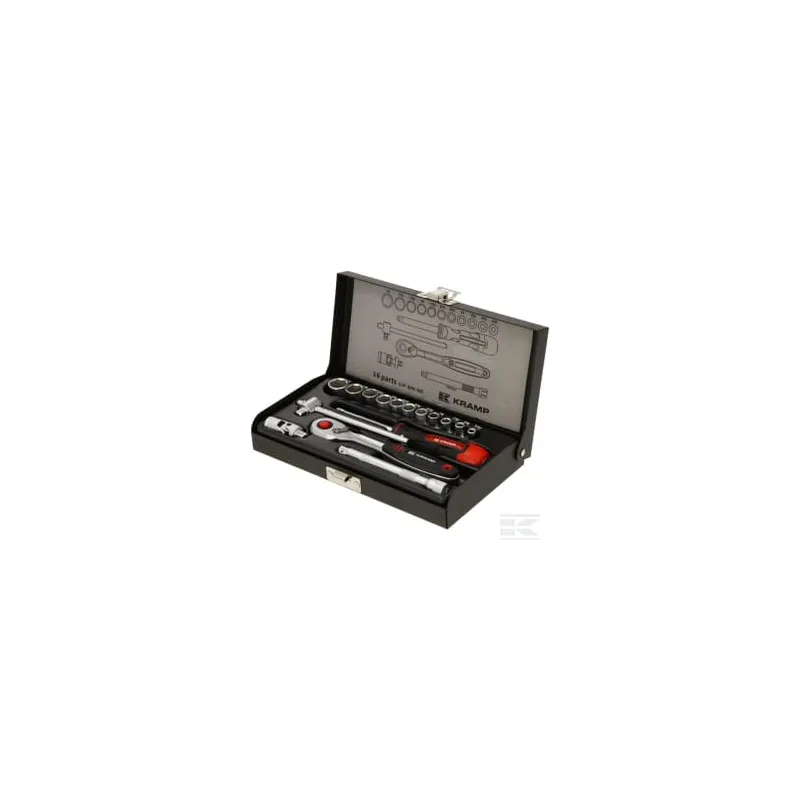 Jeu 16 douilles 1/4"