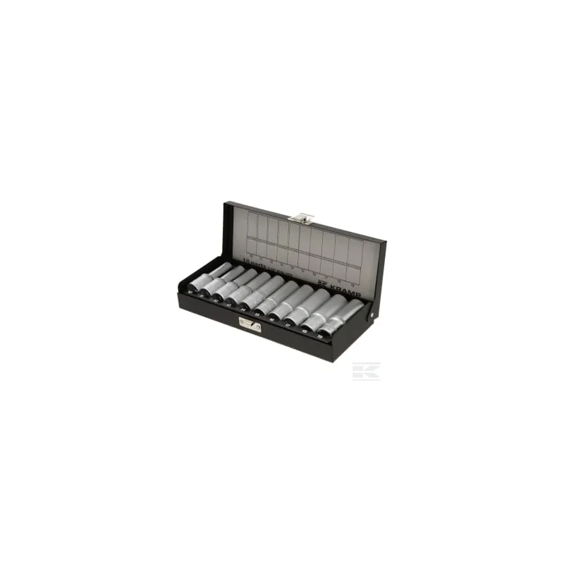 Jeu 10 douilles 1/2"