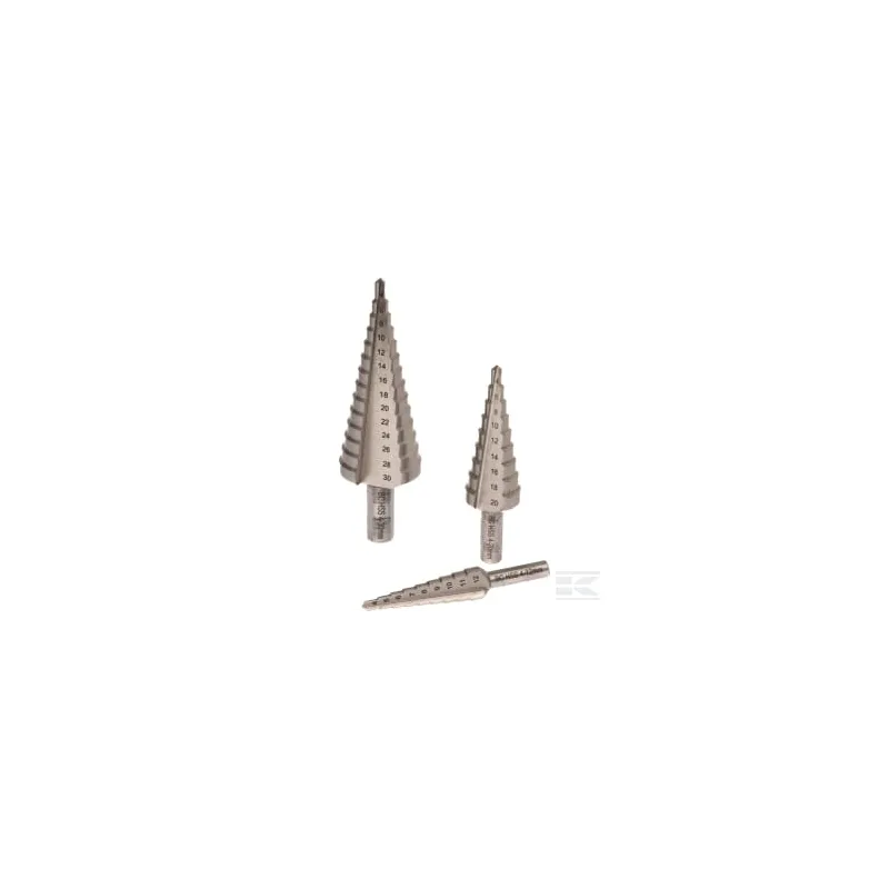 Kit de forets étagés 3 pièces