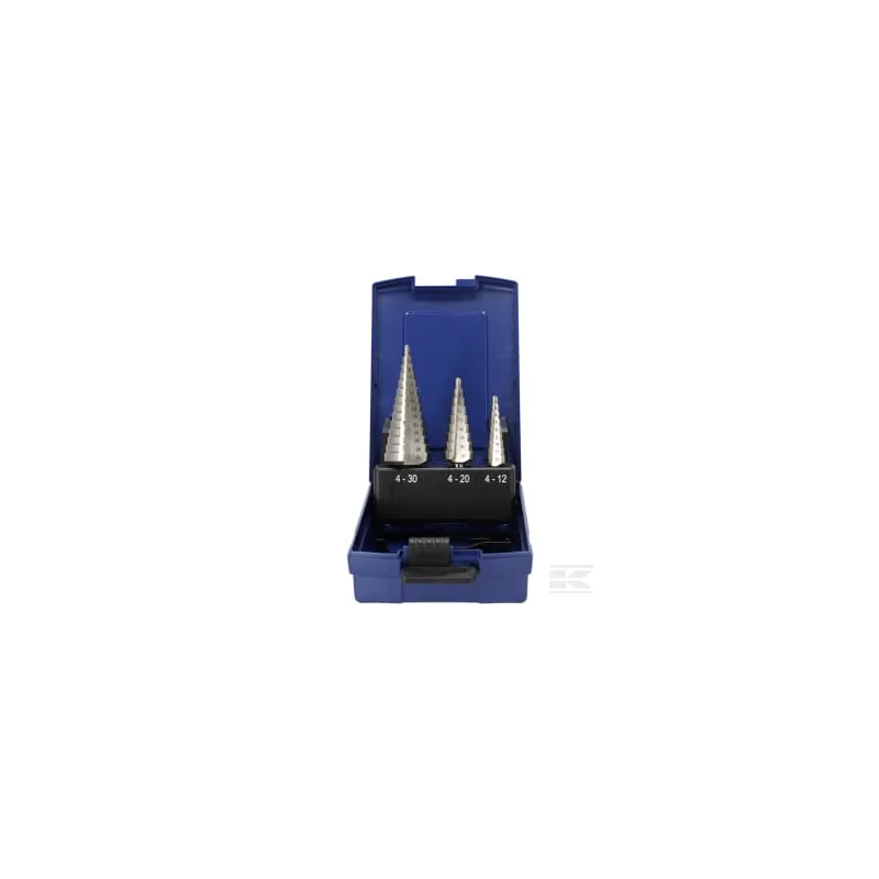 Kit de forets étagés 3 pièces