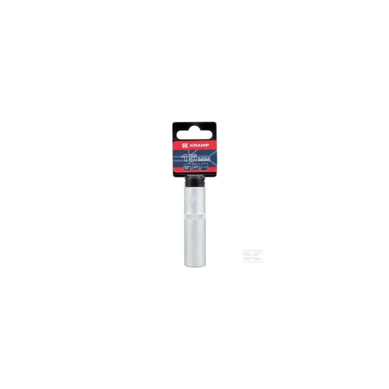 Douille longue 1/2" 6 pans 15mm