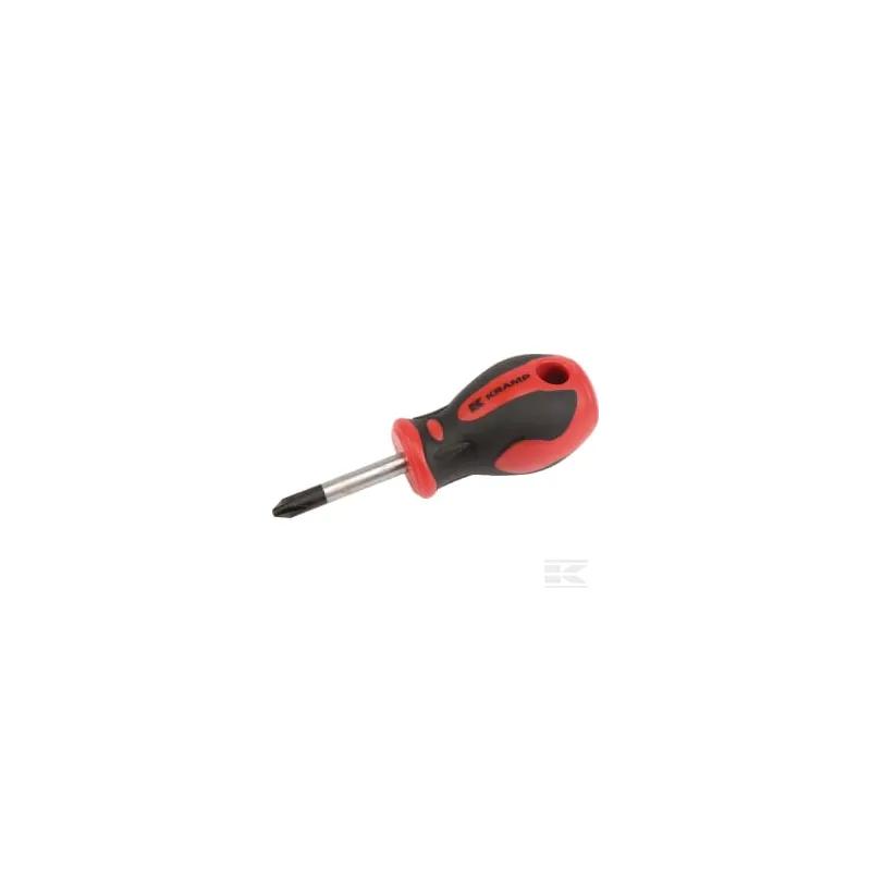 Tournevis cruciforme court PH2 x 38 mm