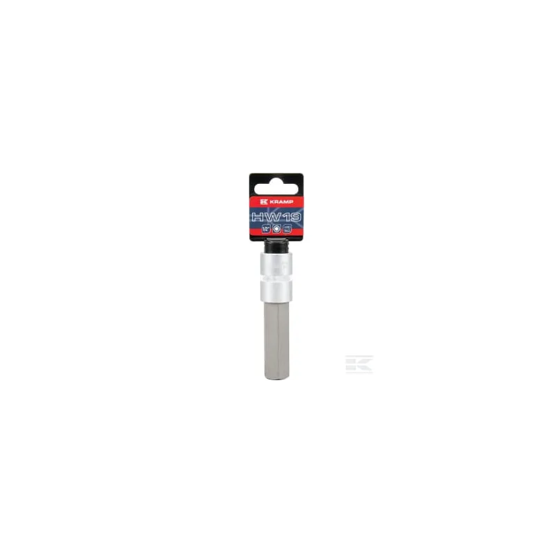 Douille de tournevis longue 1/2" Hex 19 mm