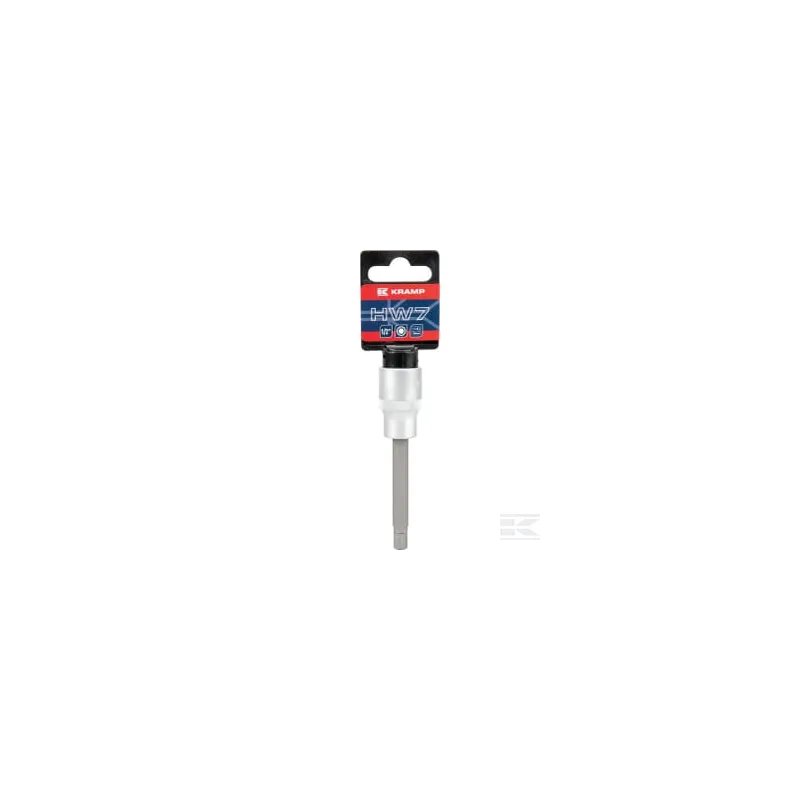 Douille de tournevis longue 1/2" Hex 7 mm