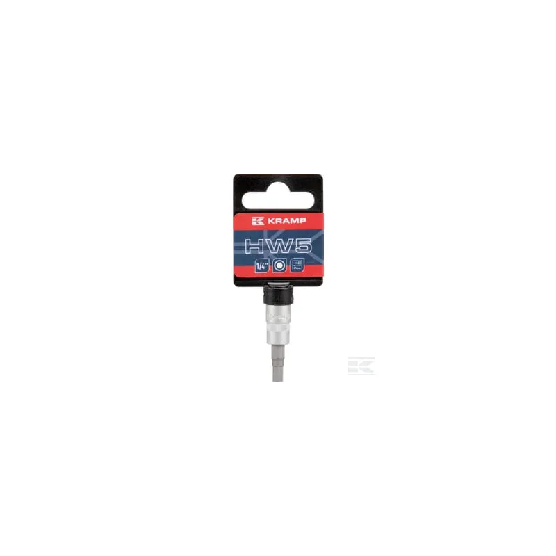 Douille de tournevis 1/4" Hex 5 mm
