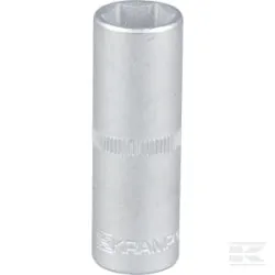 Douille longue 1/4" 6 pans 12 mm