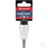 Douille de tournevis 1/2" Hex 1/4"