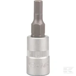 Douille de tournevis 1/4" Hex 4 mm