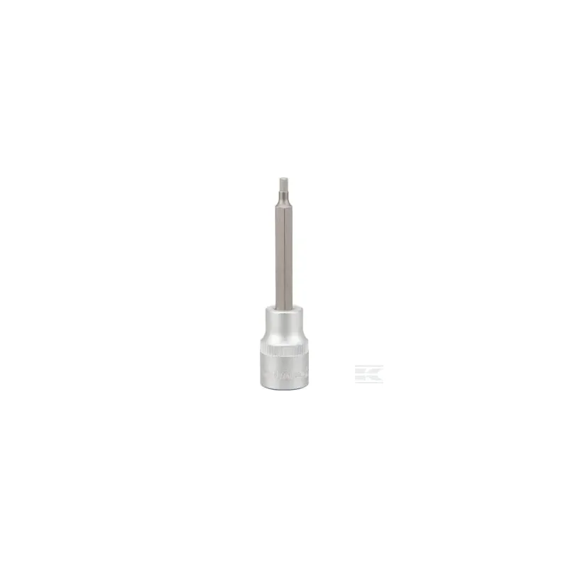 Douille de tournevis longue 1/2" Hex 4 mm