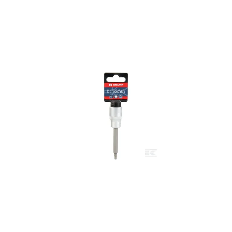 Douille de tournevis longue 1/2" Hex 4 mm