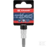 Douille de tournevis 1/4" Torx TX 40
