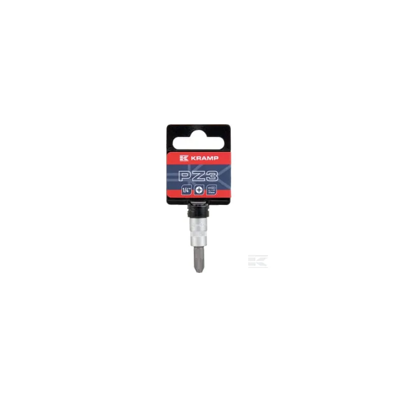 Douille de tournevis 1/4" PZ 3