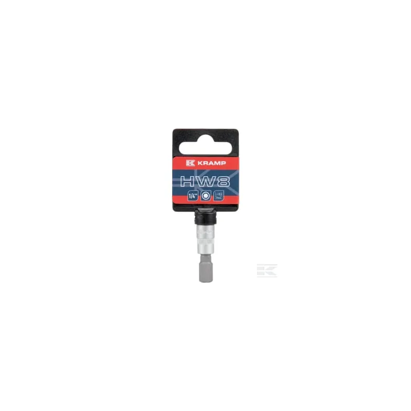 Douille de tournevis 1/4" Hex 8 mm