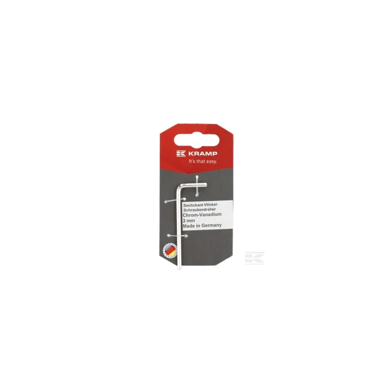 Clé hexagonale 3 mm